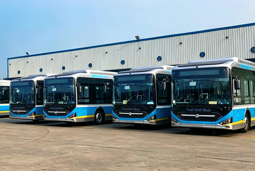 EVLINK unterstützt die Olympischen Winterspiele in Peking und rüstet Wasserstoff-Brennstoffzellenbusse mit 20-kW-Kühlmittelheizungen aus